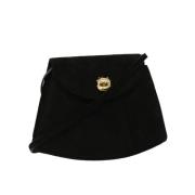 Pre-owned Suede shoulder-bags Salvatore Ferragamo Pre-owned , Black , ...