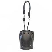 Pre-owned Leather shoulder-bags Maison Margiela Pre-owned , Black , Da...