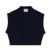 Navy Vest voor Jongens Halfboy , Blue , Dames