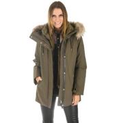 Parka Jeni army Mackage , Green , Dames