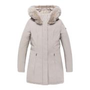 Bontjas met Logomouw RefrigiWear , Beige , Dames