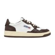 Medalist Bicolor Leren Sneakers Autry , White , Dames