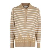 Lange mouwen shirt Ermanno Scervino , Brown , Dames