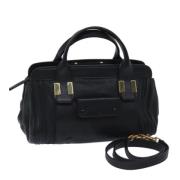 Pre-owned Leather handbags Chloé Pre-owned , Black , Dames