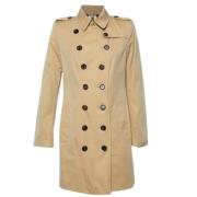 Pre-owned Fabric outerwear Burberry Vintage , Beige , Dames