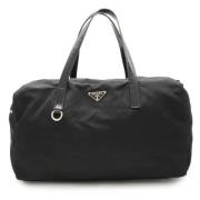 Pre-owned Canvas handbags Prada Vintage , Black , Dames