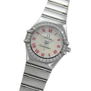 Pre-owned Stainless Steel watches Omega Vintage , Pink , Dames