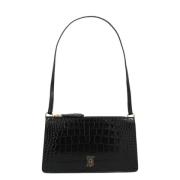 Leather shoulder-bags Burberry , Black , Dames