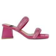 High Heel Sandals Angel Alarcon , Pink , Dames