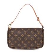 Pre-owned Canvas handbags Louis Vuitton Vintage , Brown , Dames