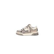 Leren Sneakers met Logodetails Represent , Gray , Heren