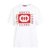 Ancora G Loved T-shirt Gucci , White , Dames