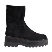 Zip Flatform Dames Schoenen Herfst/Winter Collectie Calvin Klein , Bla...