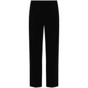 Zwarte broek met kreukeleffect Max Mara , Black , Dames