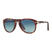 Opvouwbare zonnebril in Havana/Blue Shaded Persol , Brown , Unisex