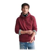 Grafische hoodie met kangoeroezak Gant , Red , Heren