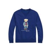 Denim Polo Bear Sweatshirt Polo Ralph Lauren , Blue , Heren