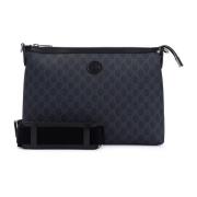 Zwarte Crossbody Tas Aw24 Gucci , Black , Heren