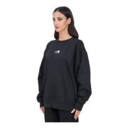 Essentiële Zwarte Crewneck Sweater The North Face , Black , Dames