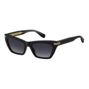 Zwart/Grijs Getinte Zonnebril Marc Jacobs , Black , Dames