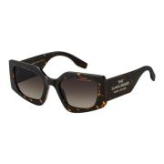 Stijlvolle zonnebril in Dark Havana/Brown Marc Jacobs , Brown , Dames