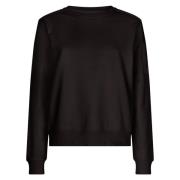 Sweatshirt VAN Katoen add , Black , Dames