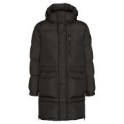 Parka IN Nylon Bright add , Black , Heren