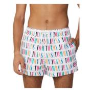 Logo Print Zwemshorts Tommy Jeans , Multicolor , Heren