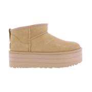 Classic Ultra Mini Platform Boots UGG , Beige , Dames