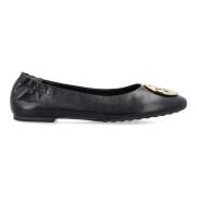 Zwarte Gesloten Balletflats Aw24 Tory Burch , Black , Dames