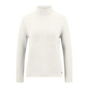 Softwool Opstaande Kraag Pullover Fynch-Hatton , White , Dames