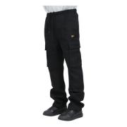 Cargo Casual Zwarte Broek New Era , Black , Heren