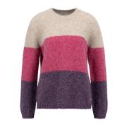 Gestreepte Harige Pullover Trui Fynch-Hatton , Multicolor , Dames