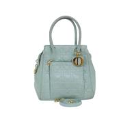 Pre-owned Leather handbags Dior Vintage , Green , Dames