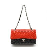 Pre-owned Leather chanel-bags Chanel Vintage , Red , Dames