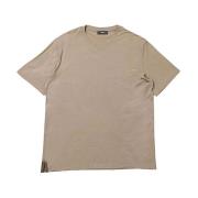 Casual Katoenen T-shirt Herno , Beige , Heren