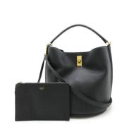 Pre-owned Leather shoulder-bags Celine Vintage , Black , Dames