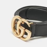 Pre-owned Leather belts Gucci Vintage , Black , Heren