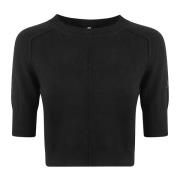 Zwarte T-shirts en Polos met korte mouwen Ermanno Scervino , Black , D...