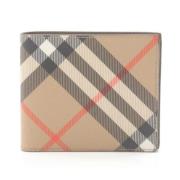 Pre-owned Coated canvas wallets Burberry Vintage , Multicolor , Dames