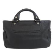 Pre-owned Leather handbags Celine Vintage , Black , Dames