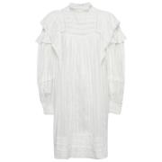 Pre-owned Cotton dresses Isabel Marant Pre-owned , White , Dames