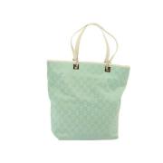 Pre-owned Canvas gucci-bags Gucci Vintage , Blue , Dames