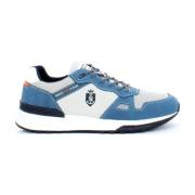 Sportieve Sneakers Wit/Marine Armata Di Mare , Blue , Heren