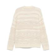 Stijlvolle Sweaters Collectie Laneus , White , Heren