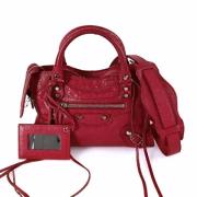 Pre-owned Leather balenciaga-bags Balenciaga Vintage , Red , Dames