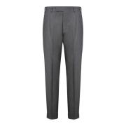 Moderne Grijze Broek met Verstelbare Taille PT Torino , Gray , Heren