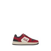 Rode Sneakers Stijlvol en Trendy Ontwerp Emporio Armani EA7 , Red , He...