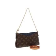 Pre-owned Canvas shoulder-bags Louis Vuitton Vintage , Brown , Dames