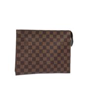 Pre-owned Canvas pouches Louis Vuitton Vintage , Brown , Dames